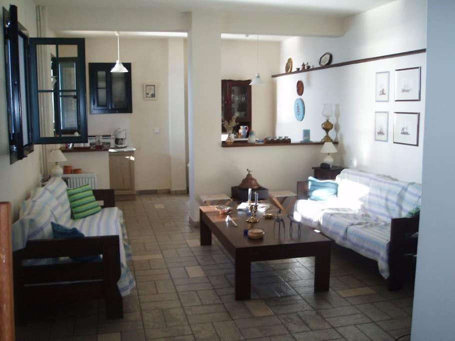 Villa With Breathtaking Views And Private Beach Agios Dimitrios  외부 사진